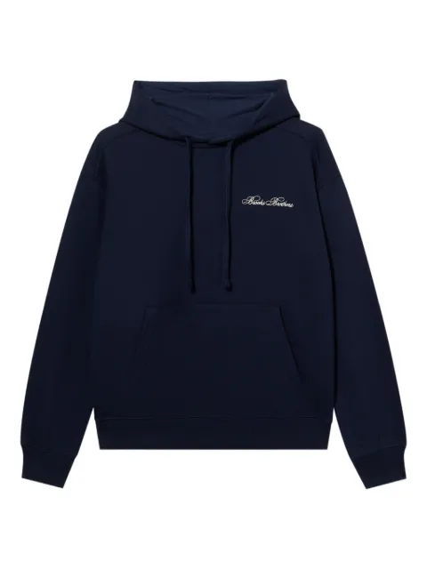 Brooks Brothers embroidered-logo cotton hoodie