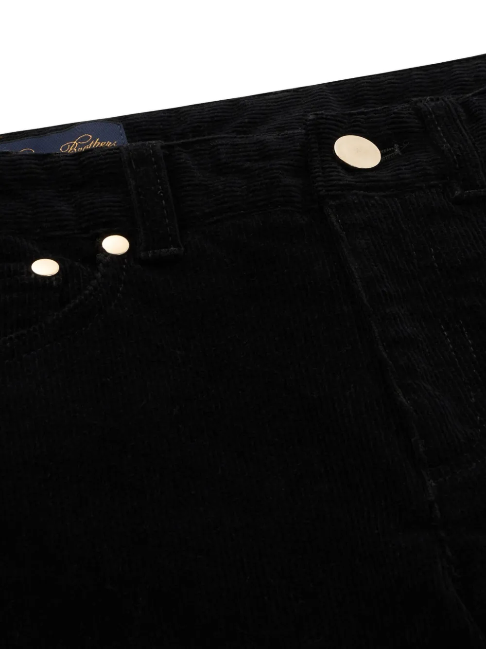 Brooks Brothers five-pocket corduroy trousers - Zwart