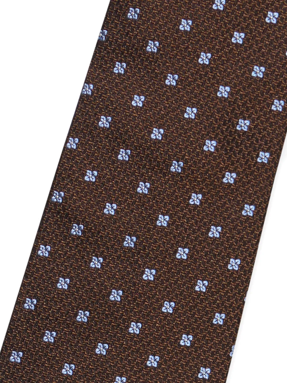  Brooks Brothers Floral Silk Tie - Brown 