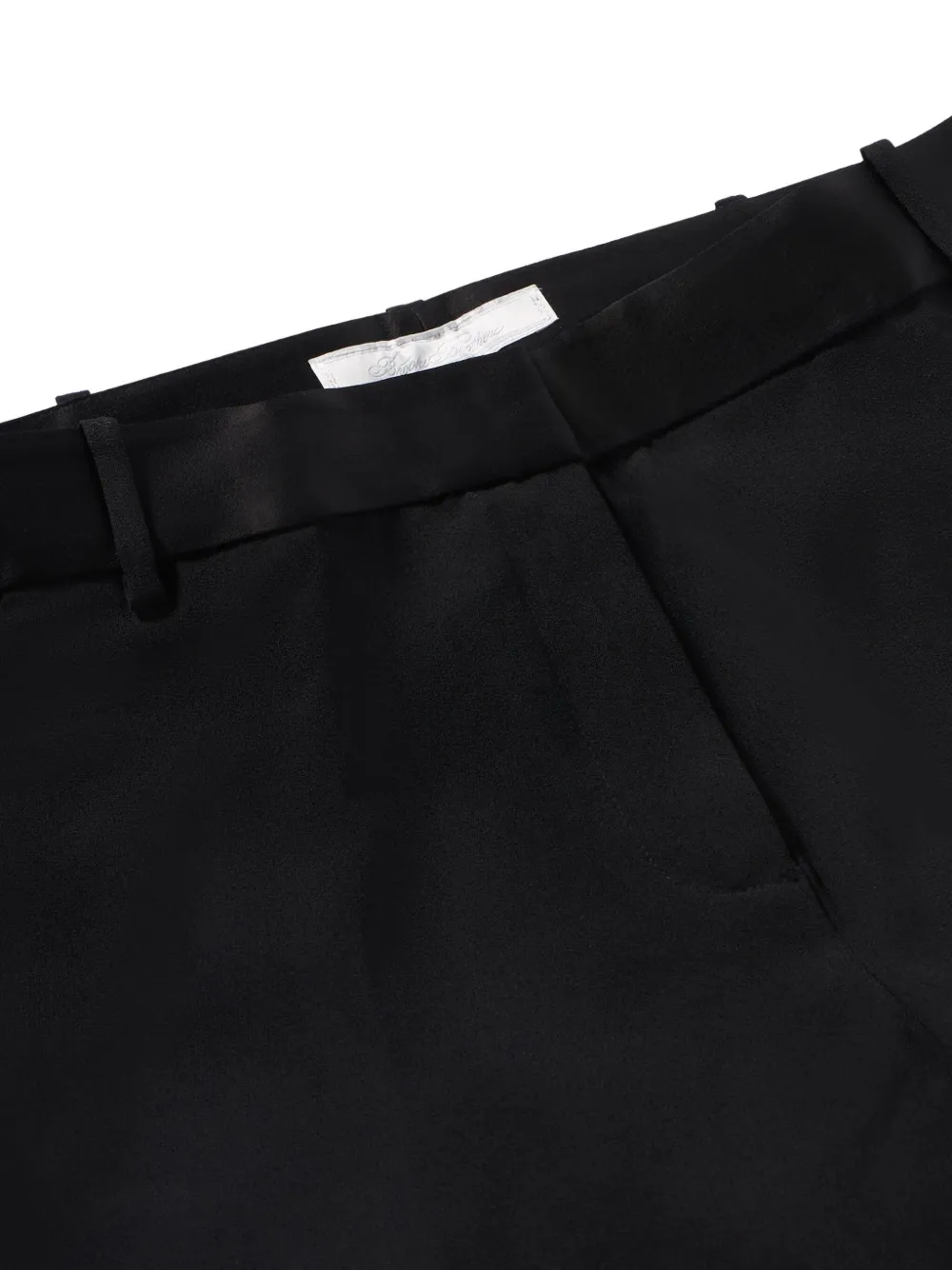 Brooks Brothers tuxedo wide-leg trousers - Zwart