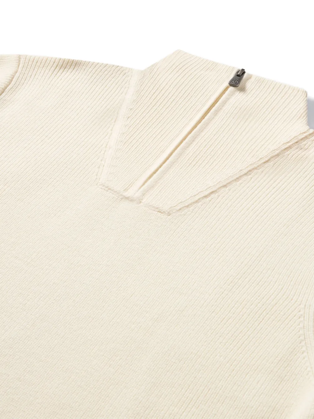 Brooks Brothers half-zip wool sweater - Beige