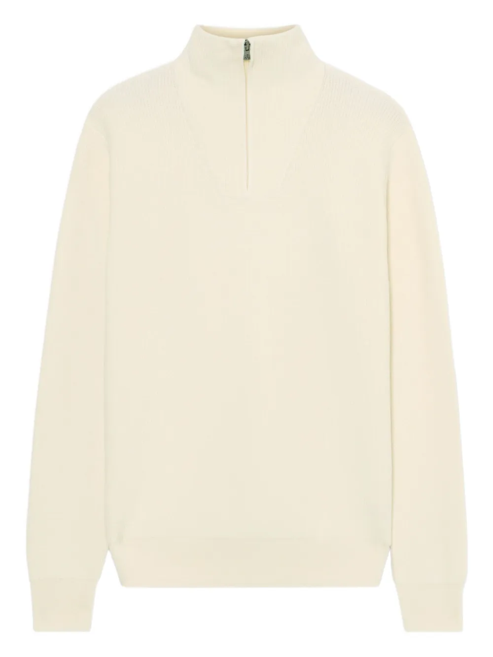 Brooks Brothers half-zip wool sweater | Neutrals | Image 1