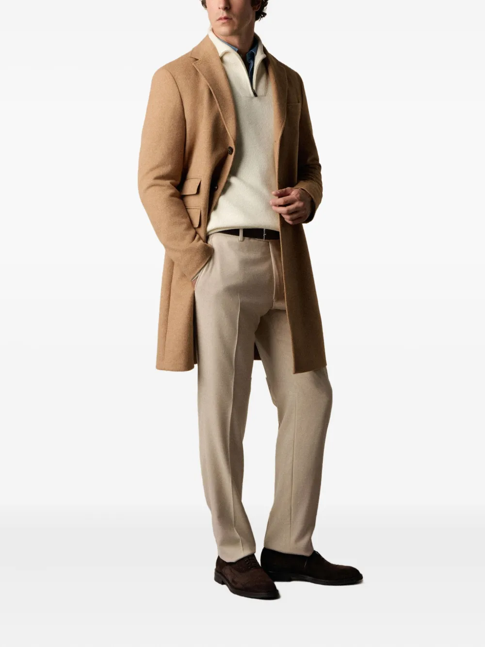 Brooks Brothers half-zip wool sweater | Knitted Sweaters | Image 2