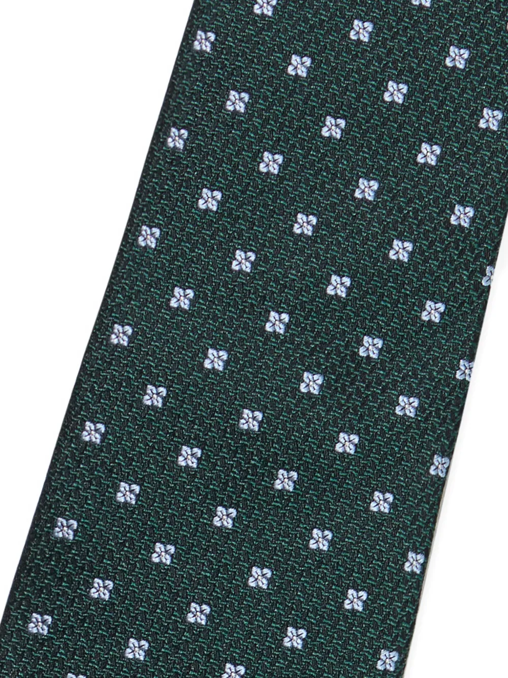  Brooks Brothers Micro Floral Silk Tie - Green 