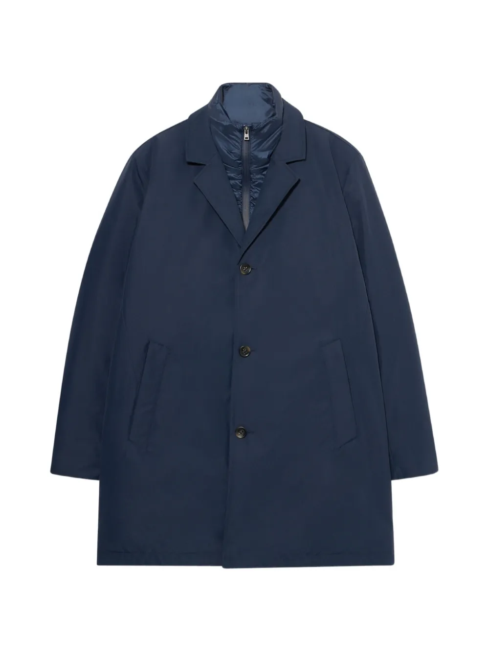 Brooks Brothers button-up trench coat - Blau