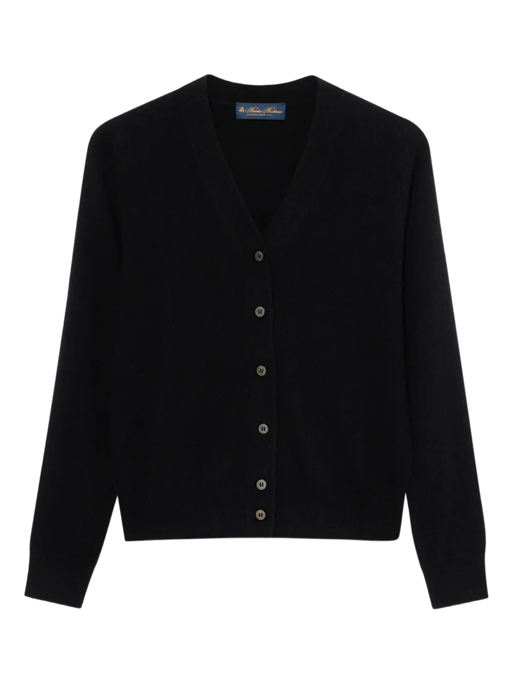 Brooks Brothers Cardigan con scollo a V - Nero