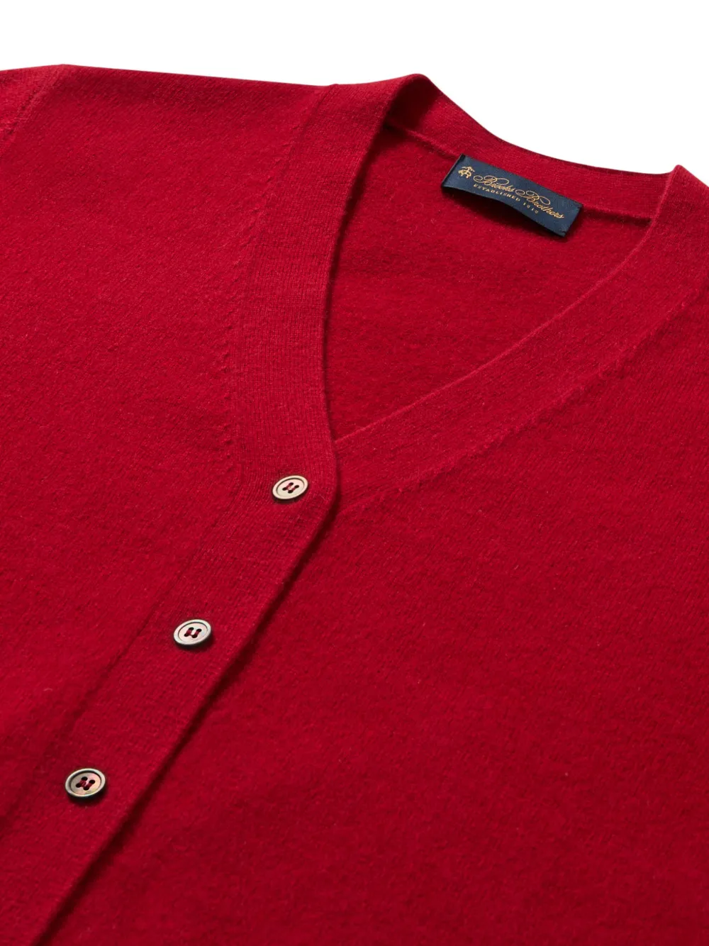 Brooks Brothers Vest met knoopsluiting Rood