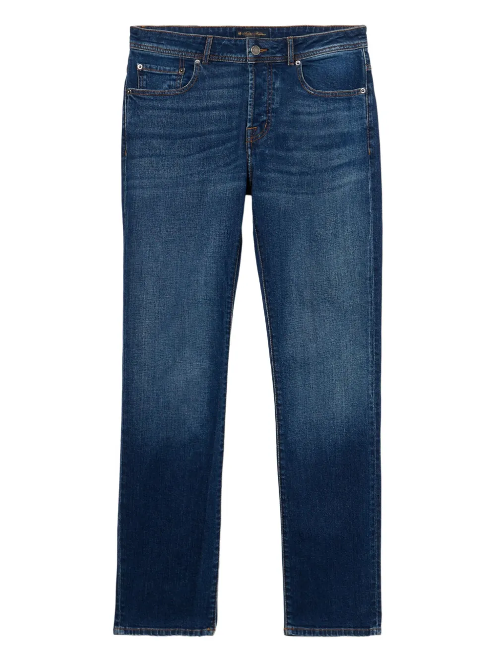 Brooks Brothers five-pocket cotton jeans - Blu