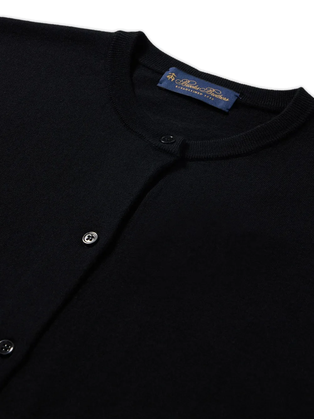  Brooks Brothers Wool Cardigan - Black 