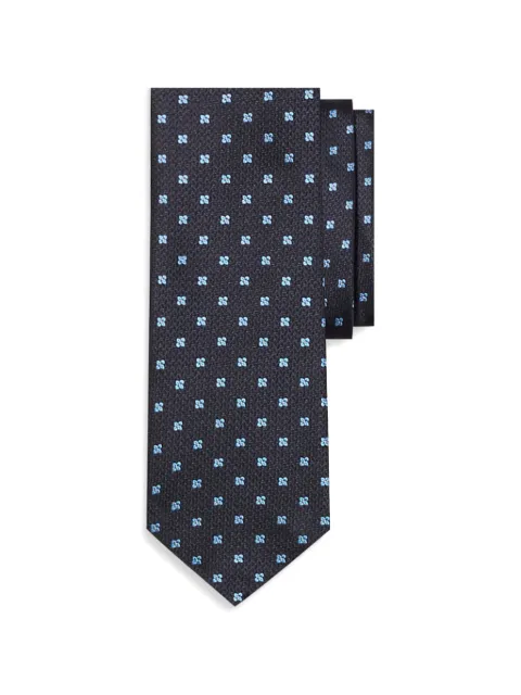 Brooks Brothers micro floral silk tie