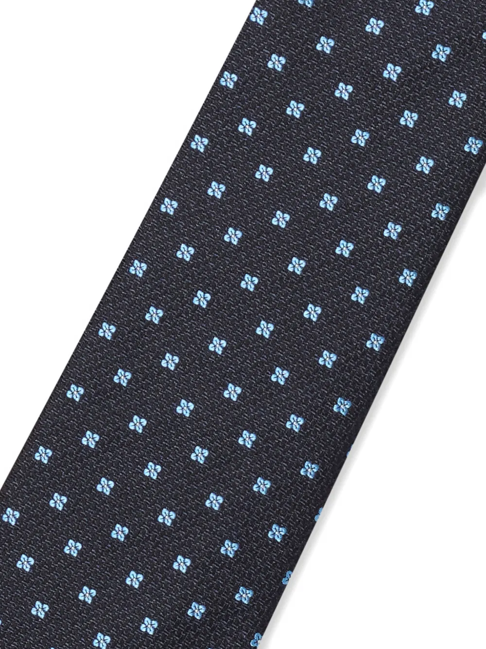  Brooks Brothers Micro Floral Silk Tie - Black 