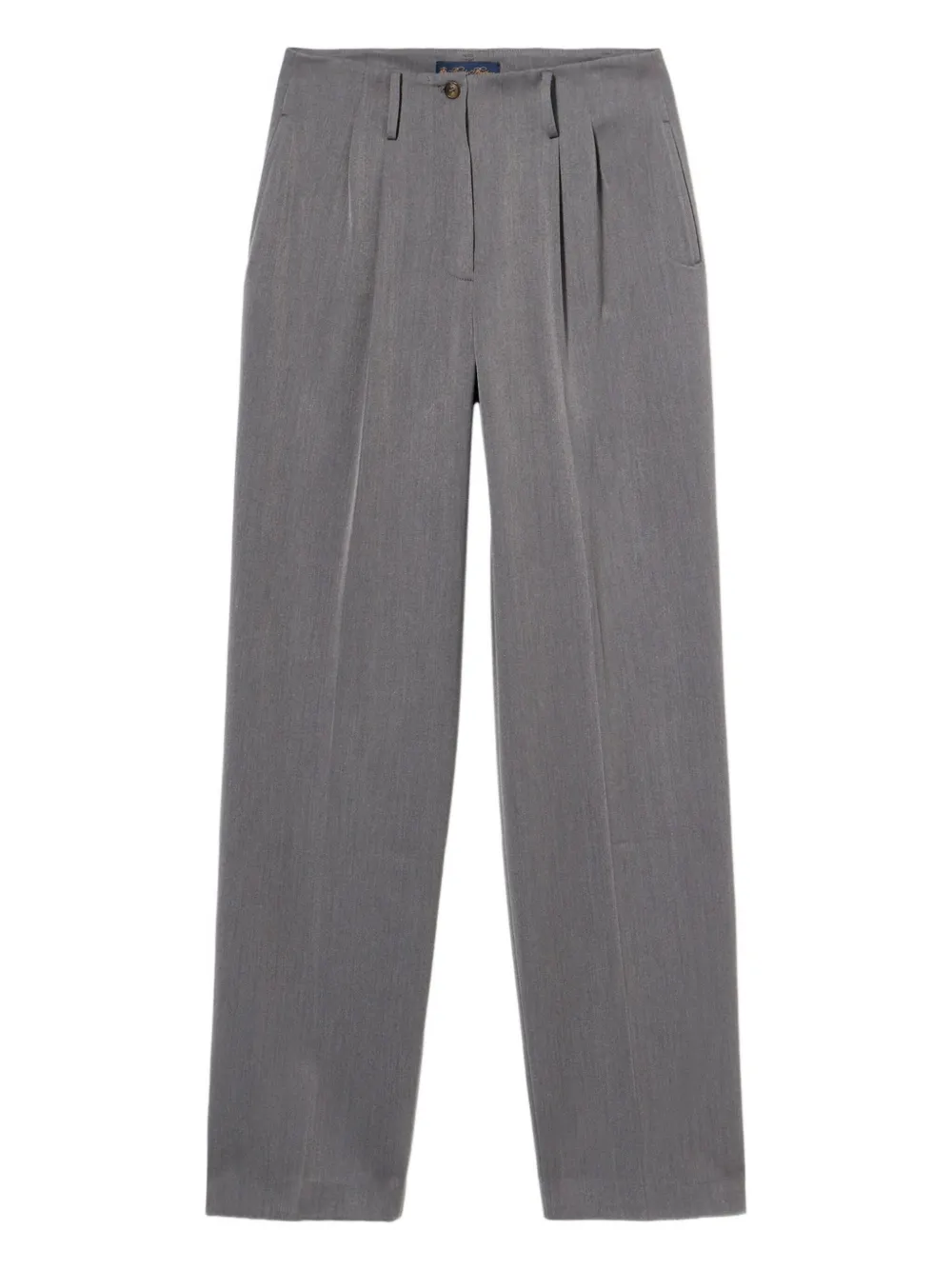 Brooks Brothers wide-leg pleated pants - Grigio