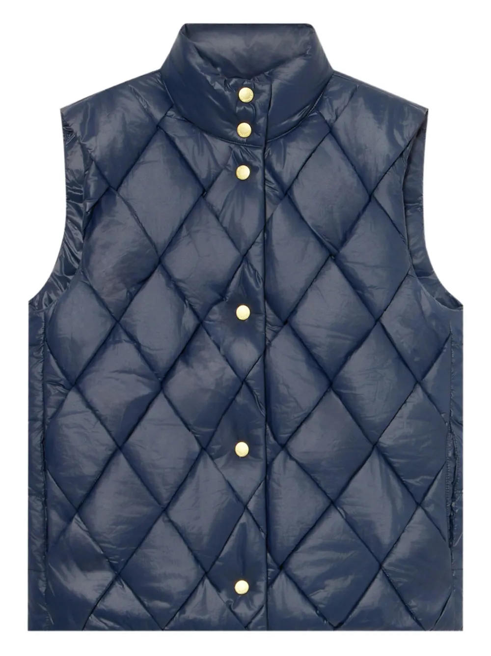 Brooks Brothers 3D padded gilet - Blau