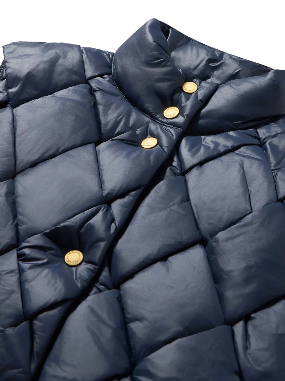 Brooks Brothers 3D gewatteerde bodywarmer Blauw