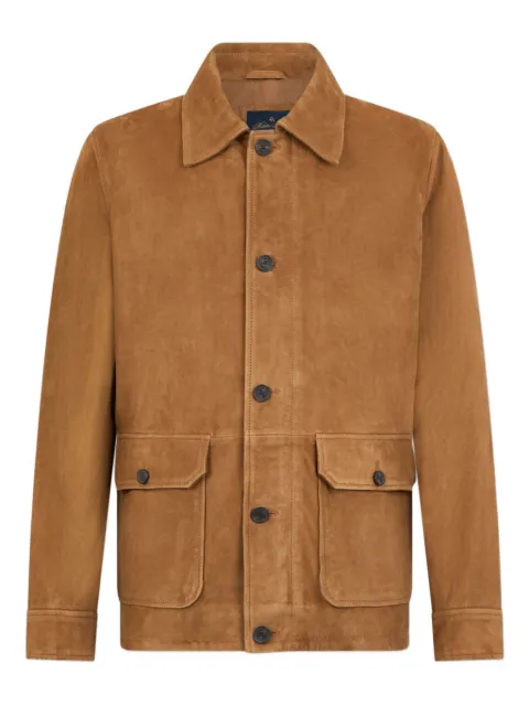 Brooks Brothers suede overshirt jacket