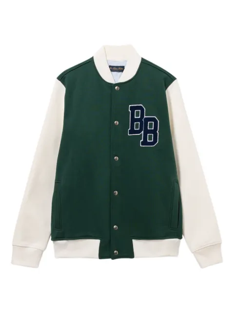 Brooks Brothers logo-patch side-pockets jacket