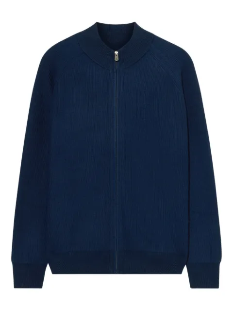 Brooks Brothers full-zip merino wool cardigan