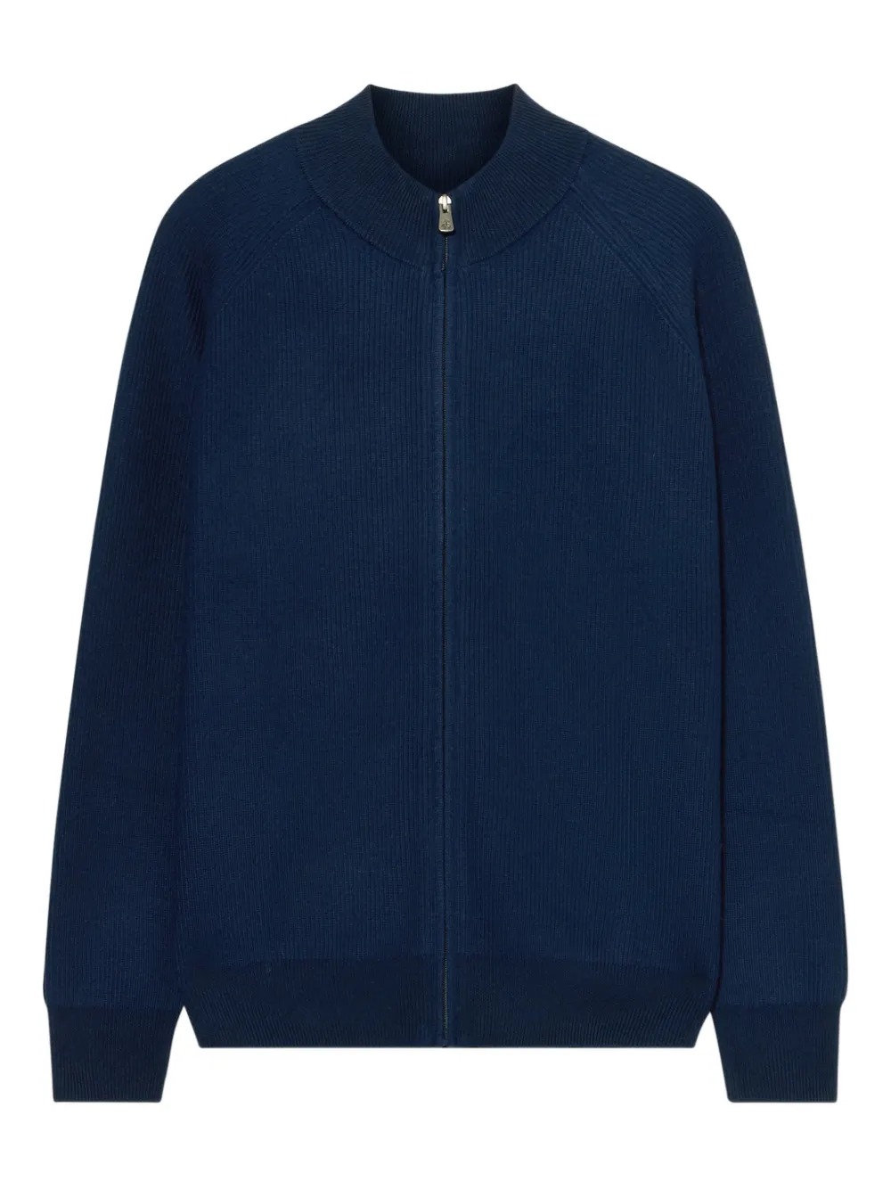 Brooks Brothers full-zip merino wool cardigan - Blu