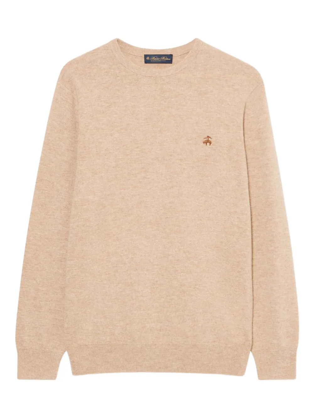 Brooks Brothers lambswool crew-neck sweater - Toni neutri