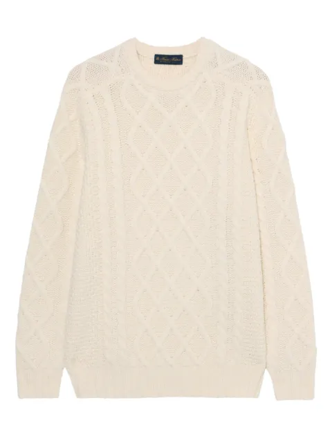 Brooks Brothers fisherman-patterned crew-neck sweater