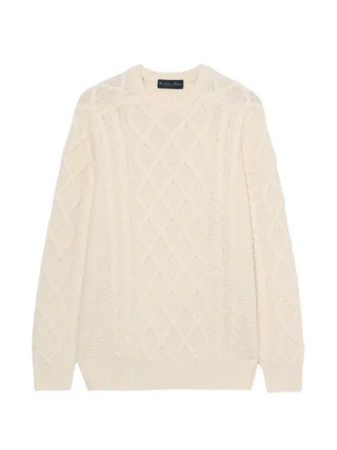 Brooks Brothers fisherman-patterned crew-neck sweater