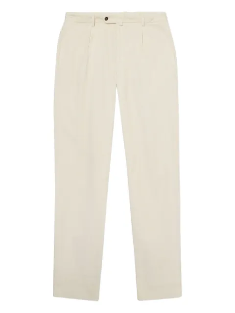 Brooks Brothers pleated-front corduroy trousers