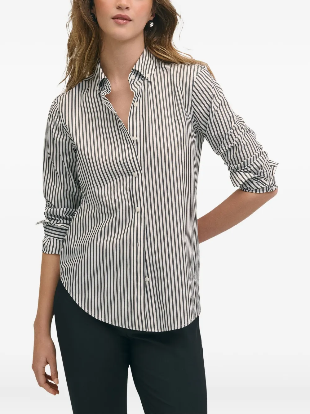 Brooks Brothers Camicia a righe - Nero