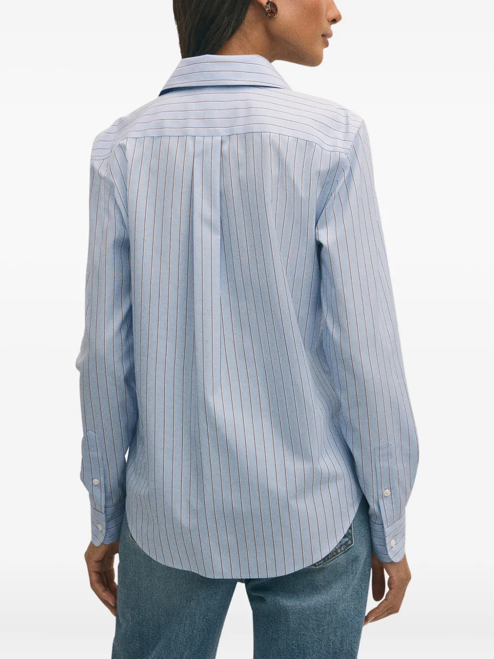 Brooks Brothers Gestreept blouse Blauw