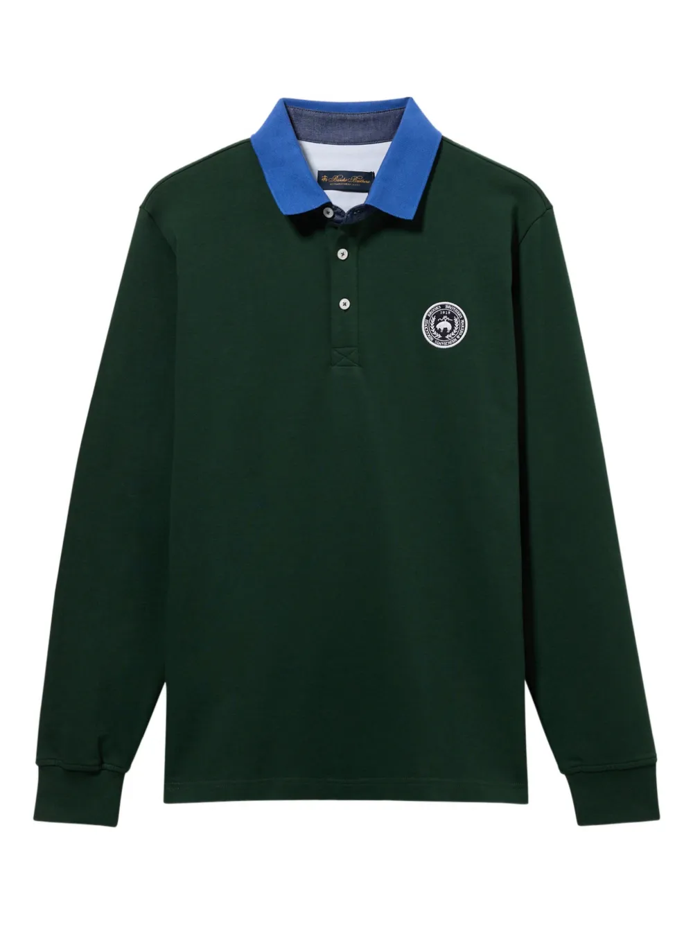 Brooks Brothers Polo con applicazione logo - Verde