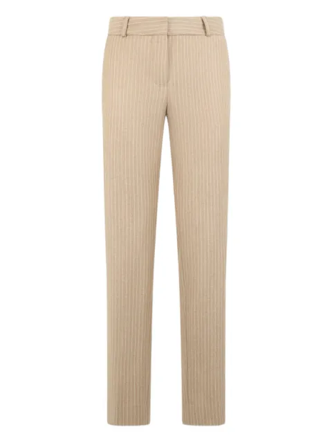 Brooks Brothers pinstripe-pattern virgin-wool trousers