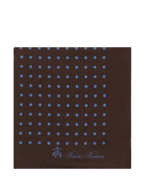 Brooks Brothers polka dot silk pochette