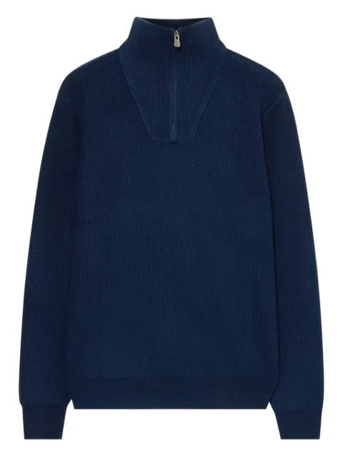 Brooks Brothers half-zip merino wool sweater