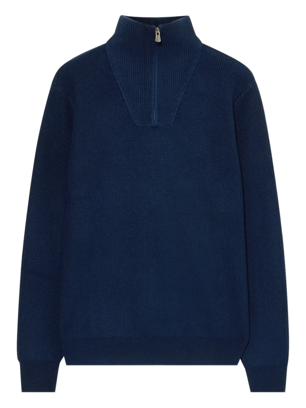 Brooks Brothers half-zip merino wool sweater - Blu