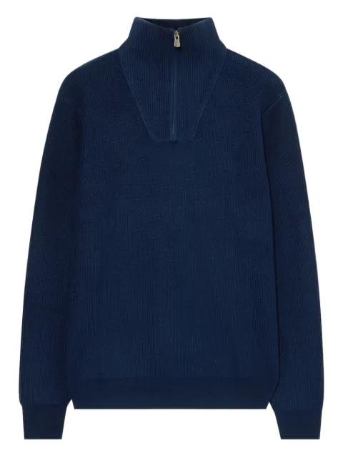 Brooks Brothers half-zip merino wool sweater