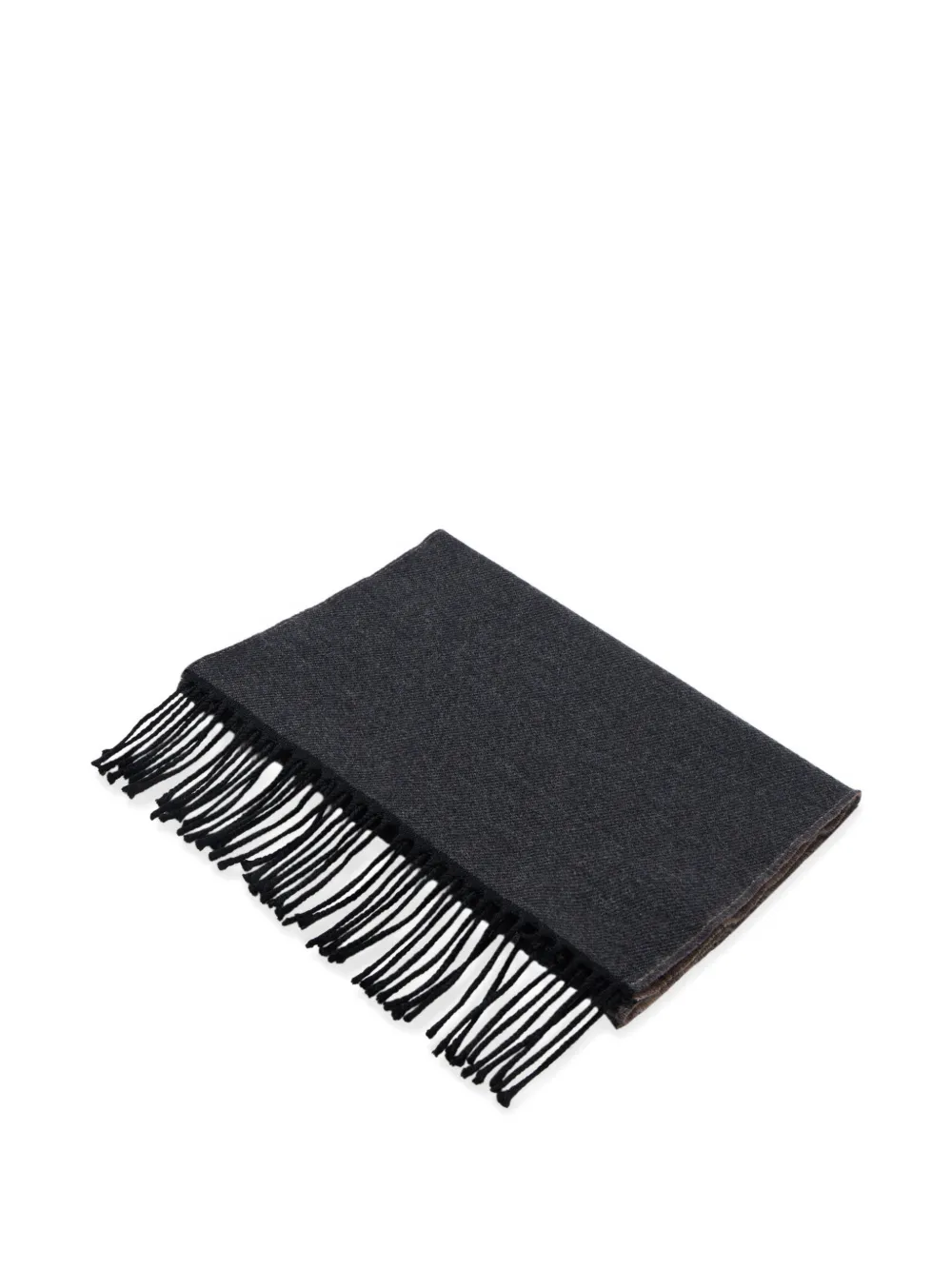  Brooks Brothers Double-faced Wool Scarf - Grey 