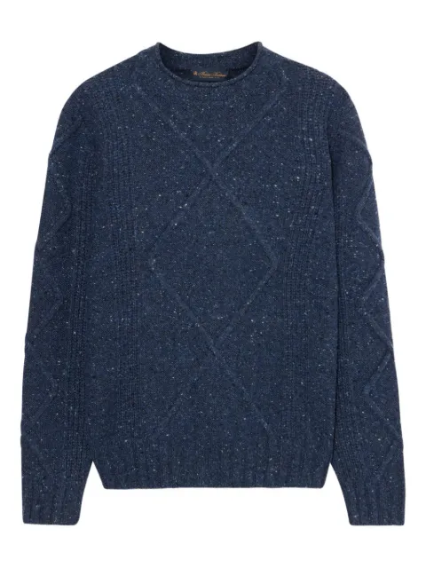 Brooks Brothers geometrical-shape detailed crew-neck sweater