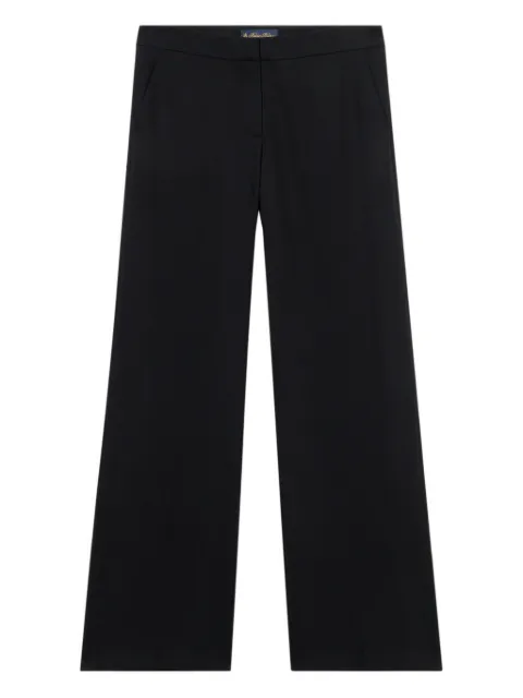 Brooks Brothers wide-leg virgin wool trousers