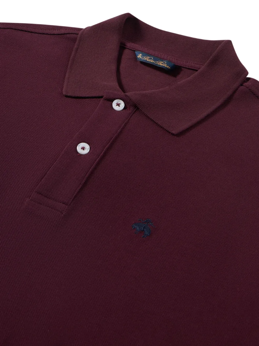 Brooks Brothers Piqué katoenen poloshirt - Rood