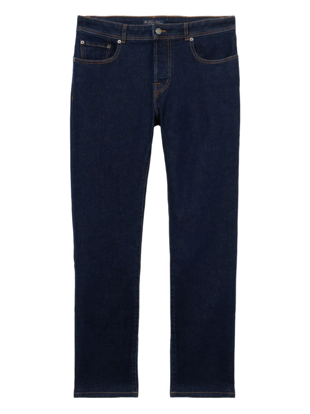 Brooks Brothers five-pocket cotton jeans - Blu