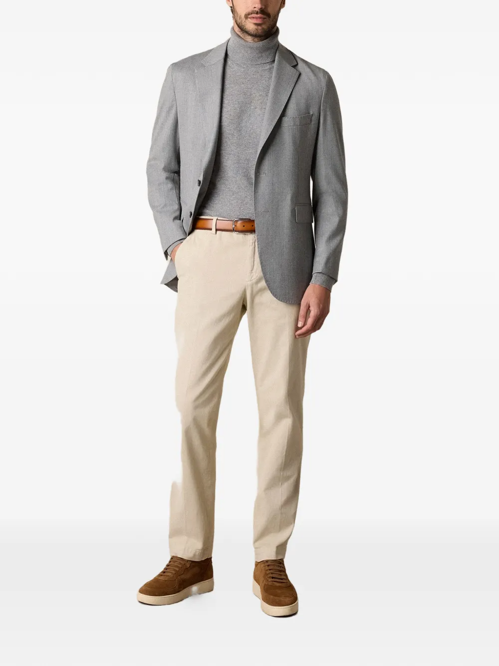 Brooks Brothers Kasjmier coltrui Grijs
