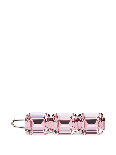 Maison Michel emerald-cut crystal hair slide