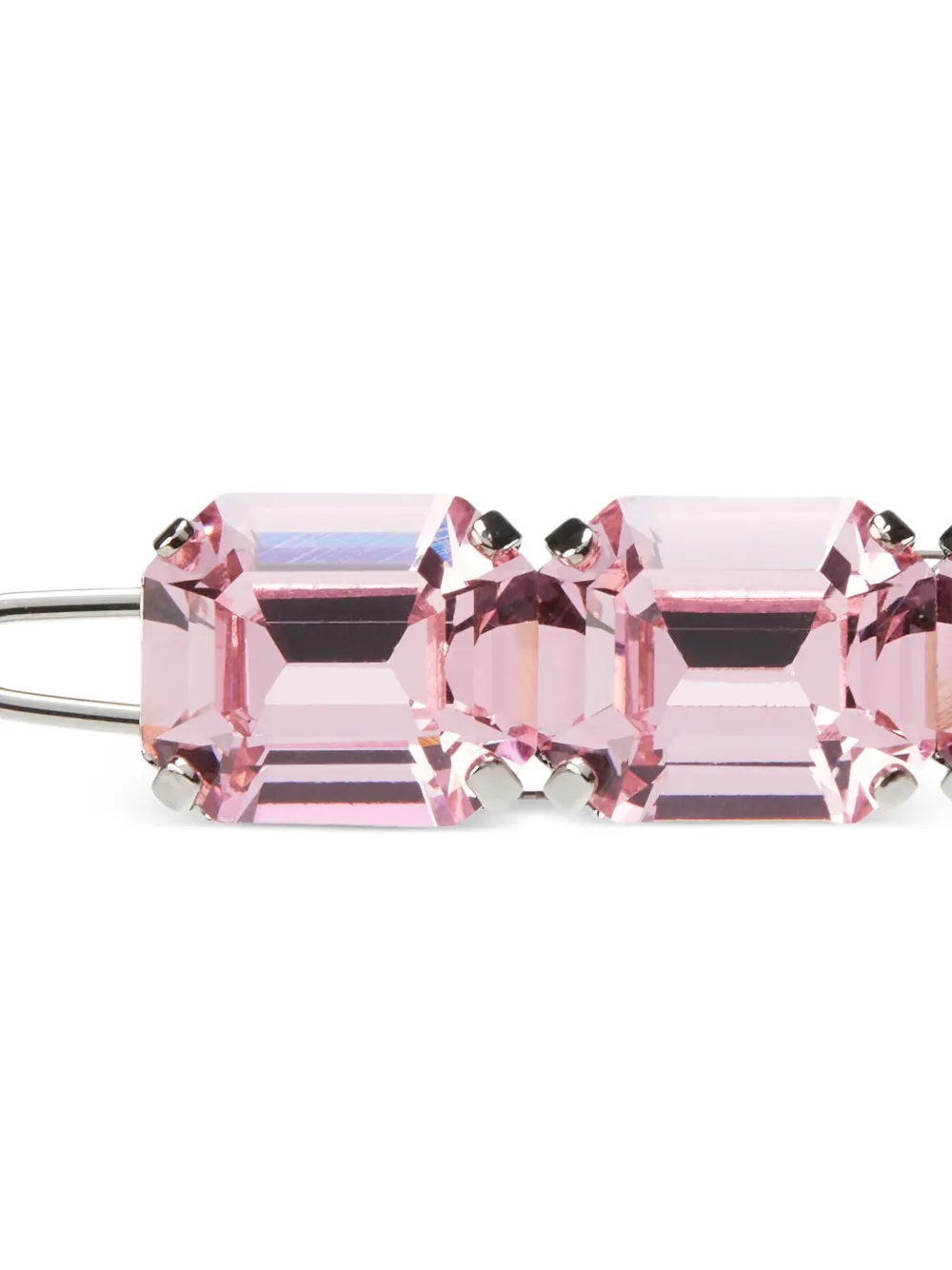Maison Michel emerald-cut crystal hair slide | Image 2