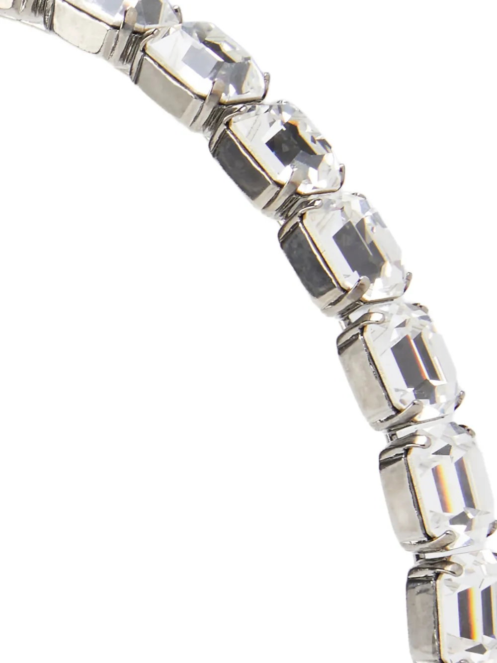 Maison Michel Taylor Crystal-embellishment Headband In Metallic