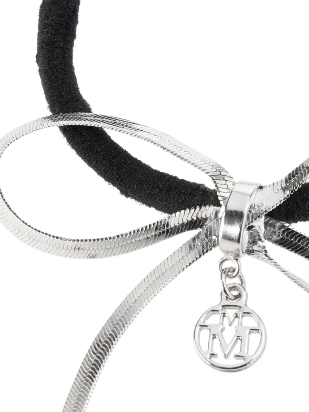 Maison Michel Mya Bow-embellishment Hair Scrunchie In Multi