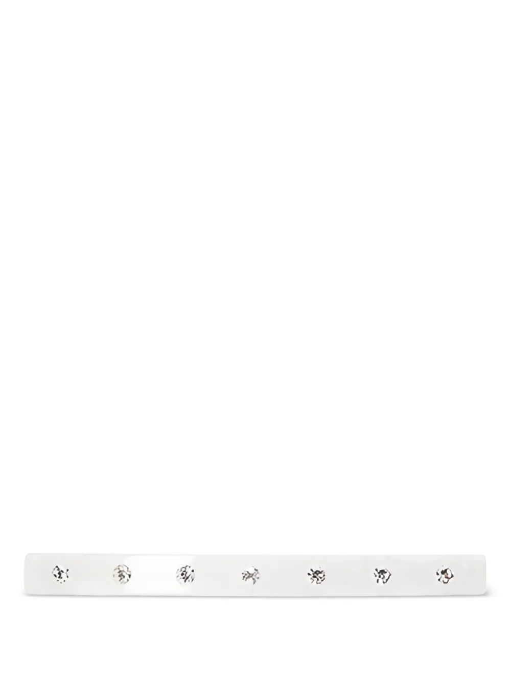 Maison Michel Stacy crystal-embellishment hair clip | White | Image 1