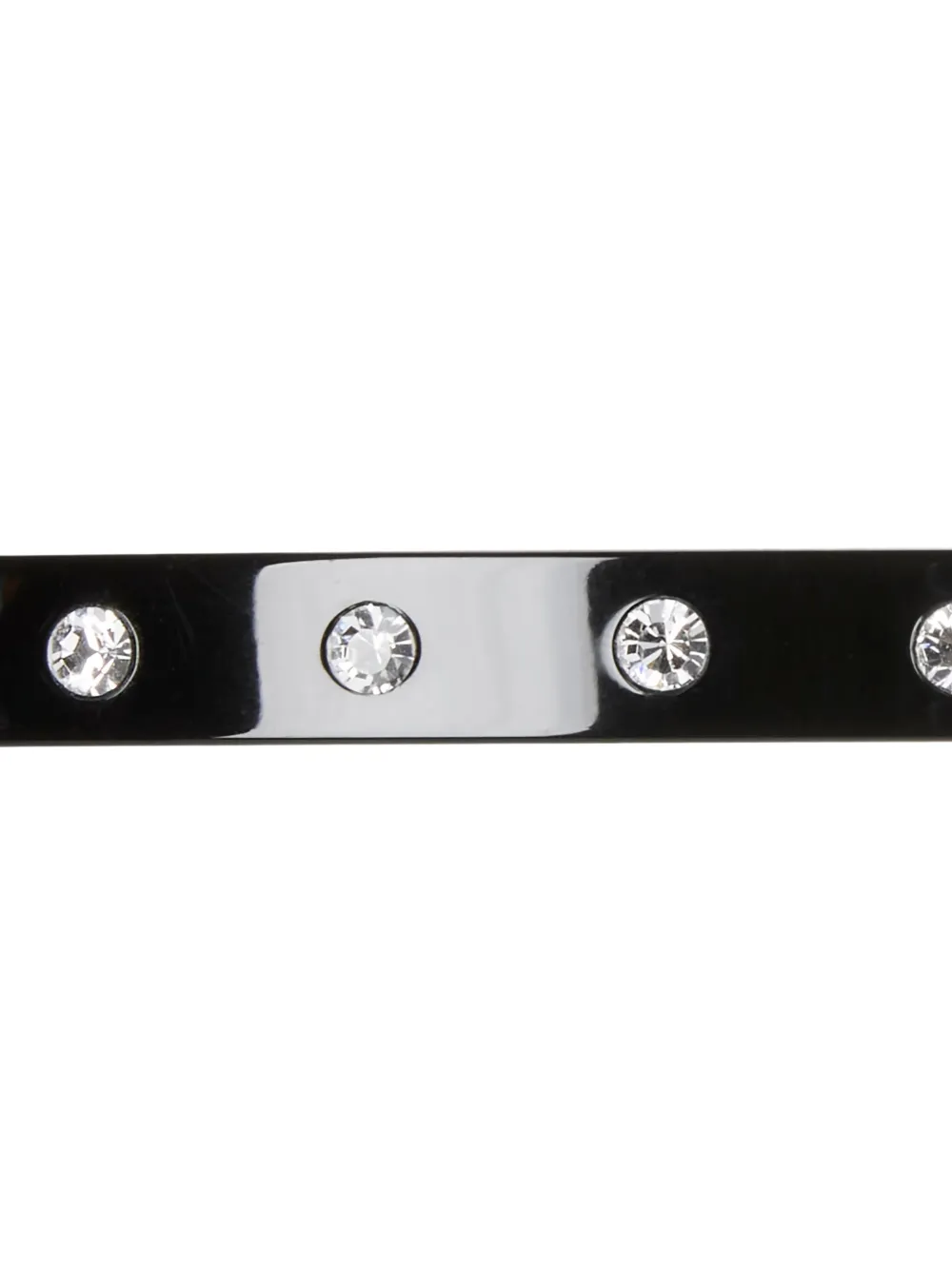 Maison Michel Stacy Crystal-embellishment H In Black