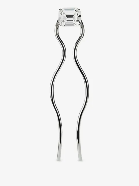 Maison Michel pasador para el cabello con detalles de cristal