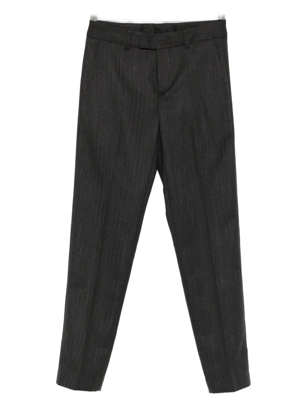 Liu •jo Pinstripe Straight-leg Trousers In Black