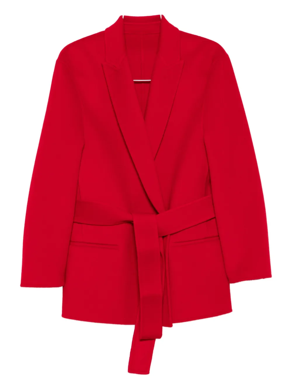 Alberta Ferretti Single-breasted Blazer In Red