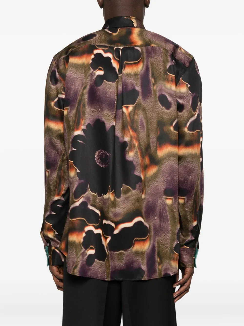 Paul Smith Overhemd met bloemenprint Bruin